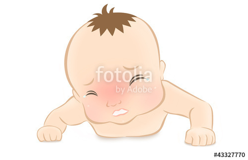 泣く赤ちゃん きのとんのイラスト素材部屋